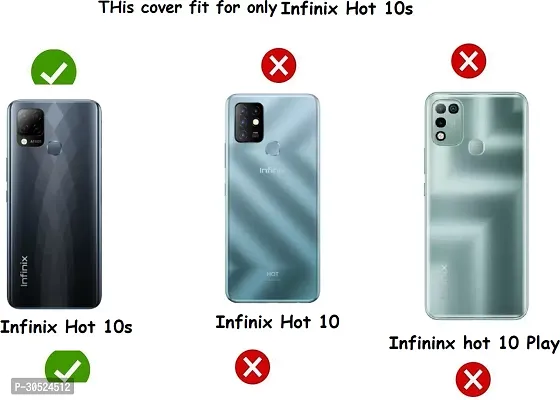 Coverblack Dual Protection Artificial Leather,Rubber Flip Cover For Infinix Hot 10SNavy Blue-thumb4