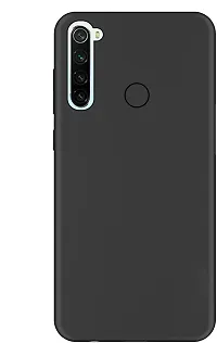 Coverblack Grip Case Rubber Back Cover For Mi Redmi Note 8Black-thumb1