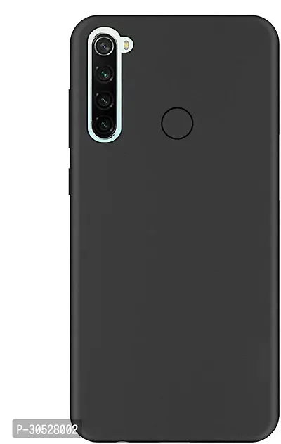 Coverblack Grip Case Rubber Back Cover For Mi Redmi Note 8Black-thumb2