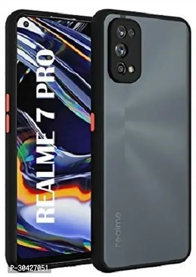 Coverblack Dual Protection Fiber Back Cover For Realme Rmx2121 , X7 Pro 5GRich Black-thumb5