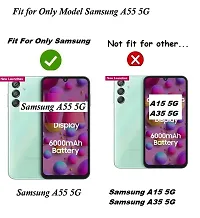 Modern Soft Rubber Back Cover For Samsung A55 5GSma556E-thumb2