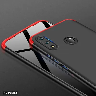 Coverblack Dual Protection Plastic Back Cover For Asus Zenfone Max Pro M2Black,Red-thumb3