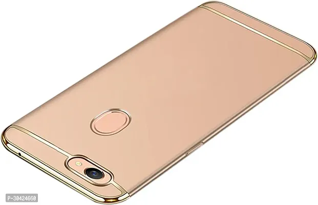 Modern Plastic Back Cover For Oppo F7Golden-thumb0