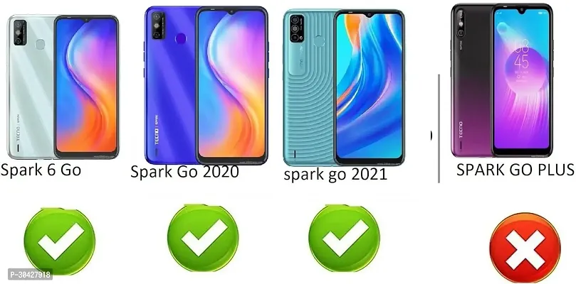 Modern Flexible Rubber Back Cover For Tecno Ke5 ,Spark Go 2020-thumb4