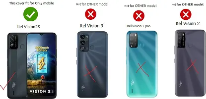 Modern Shock Proof Rubber Back Cover For Itel Vision 2S  Totu-thumb3