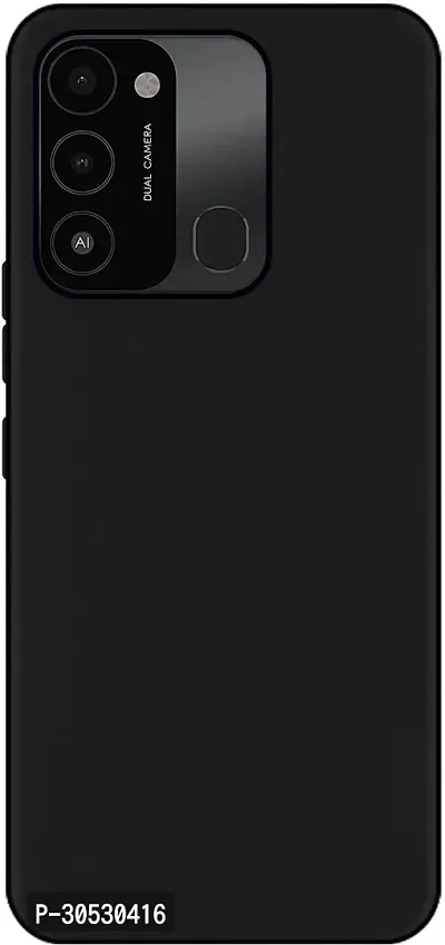 Coverblack Cases With Holder Rubber Back Cover For Tecno Spark 9Black-thumb0