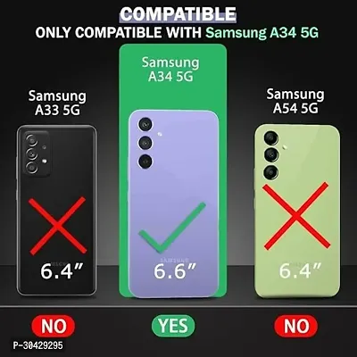 Modern Dual Protection Silicon Back Cover For Samsung A34 5GSma346E  Totu-thumb4