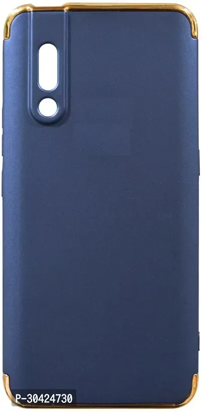 Modern Grip Case Plastic Back Cover For Vivo V15 ProNavy Blue-thumb0