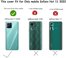 Coverblack Magnetic Case Artificial Leather,Rubber Flip Cover For Infinix Hot 11 2022Navy Blue-thumb3