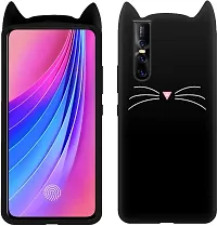 Modern Silicon Back Cover For Vivo V15 ProDark Black-thumb1