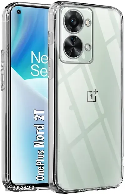 Classy Shock Proof Silicon Back Cover For Oneplus Nord 2T 5G-thumb0