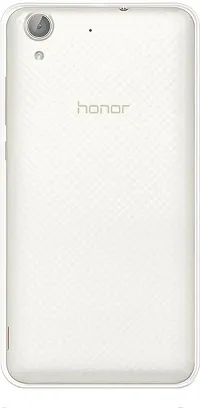 Coverblack Dual Protection Rubber Back Cover For Honor Holly 3Transparent-thumb1