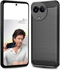 Coverblack Shock Proof Silicon Back Cover For Realme Rmx3782 , Realme_C67Black-thumb1