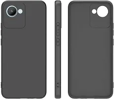 Classy Shock Proof Rubber Back Cover For Realme C30-thumb1