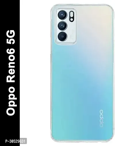 Coverblack Grip Case Rubber Back Cover For Oppo Reno6 5GTransparent-thumb0