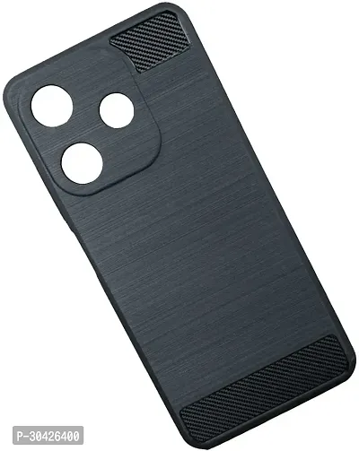 Coverblack Grip Case Rubber Back Cover For Tecno Ki5K , Spark 10CBlack-thumb0