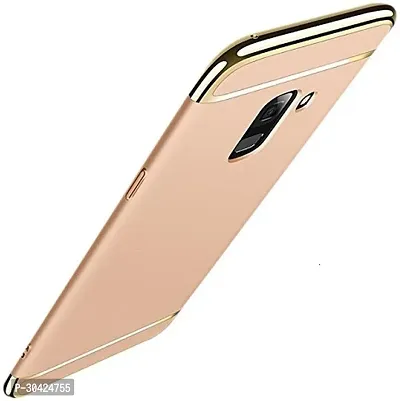 Modern Dual Protection Plastic Back Cover For Samsung On8 , Galaxy J7 2016Golden-thumb2