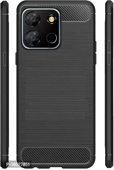 Classy Dual Protection Rubber Back Cover For Itel A60S-thumb0