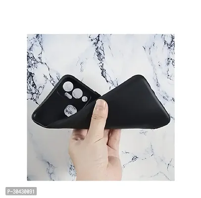 Modern Shock Proof Rubber Back Cover For Oppo A71Black-thumb2