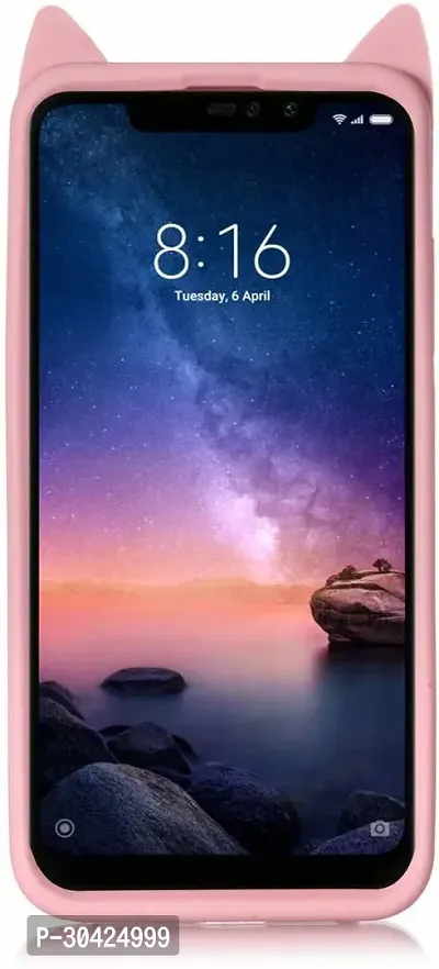 Modern Flexible Silicon Back Cover For Redmi 6ALight Pink-thumb4