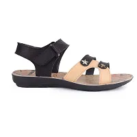 Fabbmate Trendy Collections of Sandal for Women's Black UK 4-thumb4