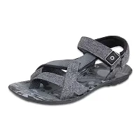Grey Synthetic Sandals For Men-thumb3