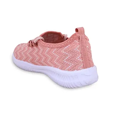 Fabbmate Latest Trendy and Comfortable Collection Casual Shoes for Women's Pink Color UK 6