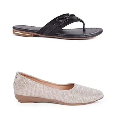 Fabbmate Trendy and Fashionable Collection Casual Shoes for Women's Combo of 2 Multicolor 262