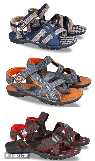 Buy SFR Combo Pack of 2 Sporty Casuals Tan & Sky Blue Sandals For Men  Online at Best Prices in India - JioMart.