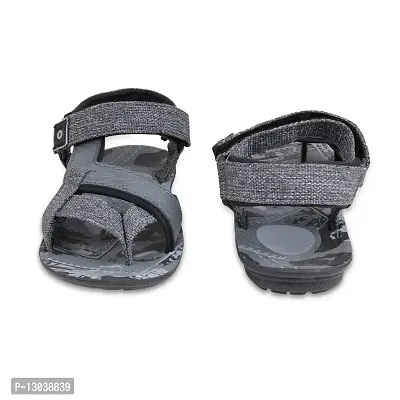 Grey Synthetic Sandals For Men-thumb2
