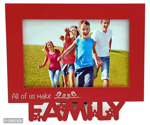 Red Moments Polyresin Rectangle Red Photo Frame (6X7 inch) for Birthday, Anniversary  Wedding-thumb0