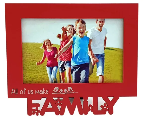 Red Moments Polyresin Rectangle Red Photo Frame (6X7 inch) for Birthday, Anniversary  Wedding