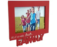 Red Moments Polyresin Rectangle Red Photo Frame (6X7 inch) for Birthday, Anniversary  Wedding-thumb1