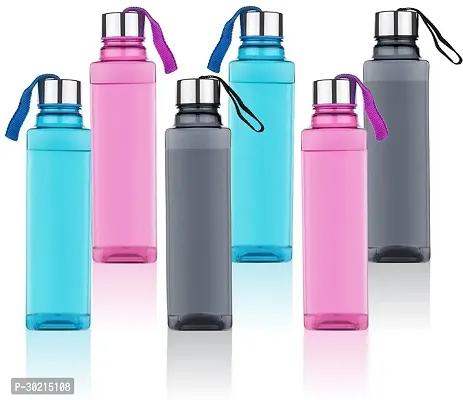 Plastic Water Bottles Use For Home,Kitchen Office Pack Of 6-thumb2