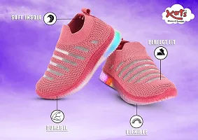 KATS Glow-1 Fashionable Shoes with Boys and Girls, Comfortable  Lightweight for Casual with LED Light Shoe Color: Onion Size: 7C Purple-thumb4