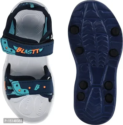 KATS SHOES Fashion Sandal, Kids Boys Flat Sandal Outdoor Indoor Velcro Floaters for Baby Boys and Baby Girls, Kids Casual Sandals-thumb5