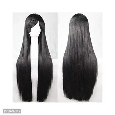 Designer Black Synthetic Hair Extensions For Women