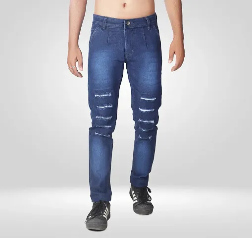 Elegant Solid Jeans For Men