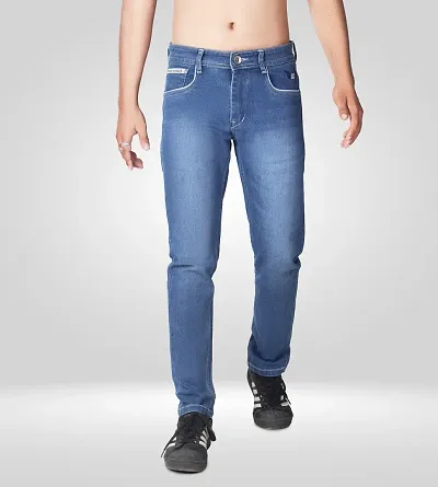 Elegant Solid Jeans For Men