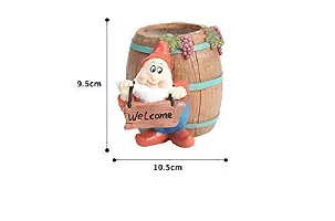 Resin Cute Santa Welcome Succulent Planter Pot (Pot Only Plant not Included)-thumb1