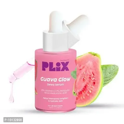 PLIX 3% Glycolic Acid Guava Serum For Glowing Skin  Gentle Exfoliation | For Women  Men, All Skin Types | 30 ml