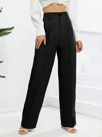 Women High Rise Trousers