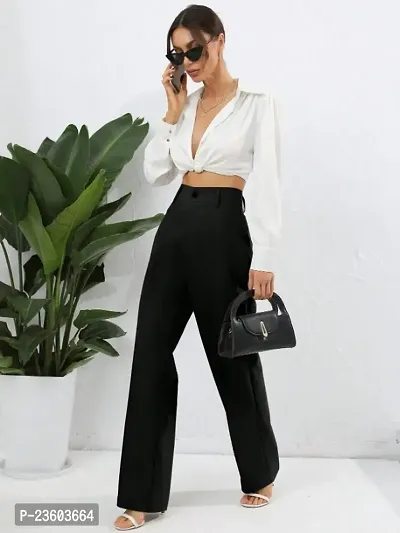 Women High Rise Trousers-thumb4