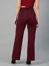 Women Regular Fit Solid Trouser-thumb2