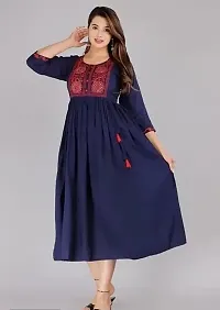 Fancy Crepe Kurtis For Women-thumb2