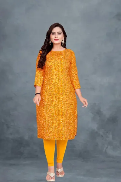 Elegant Printed Cotton Blend Kurta