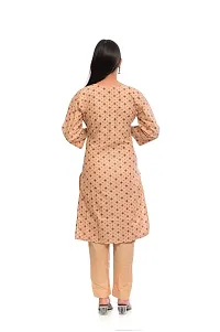 Fancy Cotton Kurta Bottom And Dupatta Set For Women-thumb2