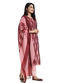 Elegant Cotton Dress Material With Dupatta For Women-thumb1