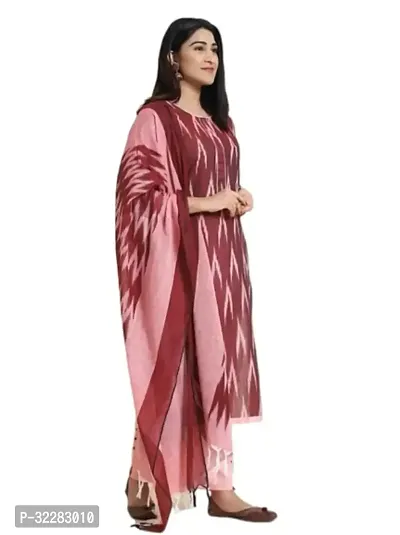 Elegant Cotton Dress Material With Dupatta For Women-thumb2