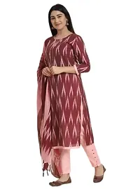 Elegant Cotton Dress Material With Dupatta For Women-thumb2